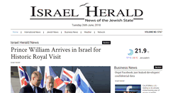 Desktop Screenshot of israelherald.com